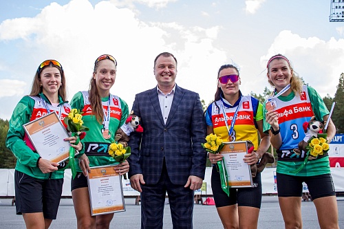 Чемпионат России по летнему биатлону в Тюмени. Женская эстафета