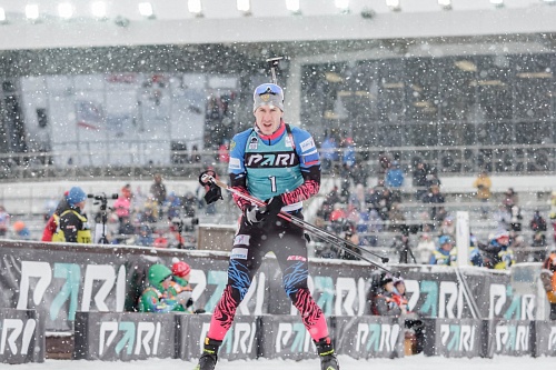 Третий этап PARI-Кубка России по биатлону в Тюмени. Гонка преследования. Мужчины