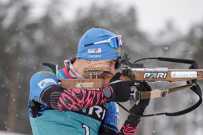 Третий этап PARI-Кубка России по биатлону в Тюмени. Гонка преследования. Мужчины