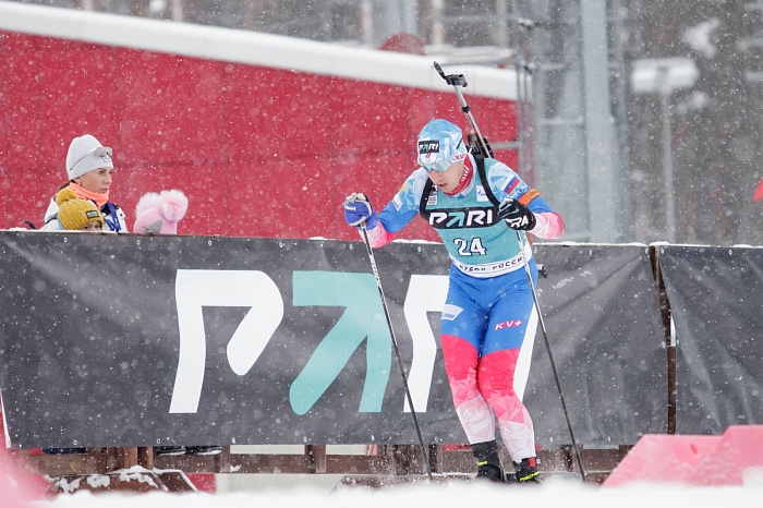 Третий этап PARI-Кубка России по биатлону в Тюмени. Гонка преследования. Мужчины