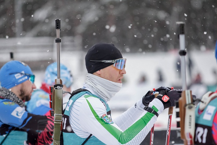 Третий этап PARI-Кубка России по биатлону в Тюмени. Гонка преследования. Мужчины