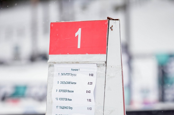 Третий этап PARI-Кубка России по биатлону в Тюмени. Гонка преследования. Мужчины