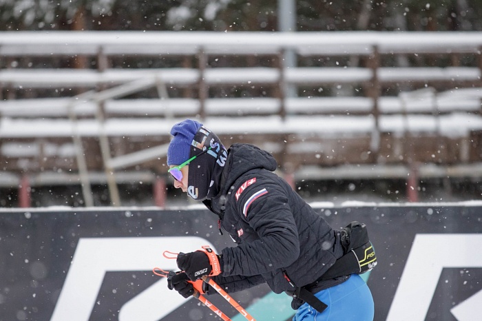 Третий этап PARI-Кубка России по биатлону в Тюмени. Гонка преследования. Мужчины