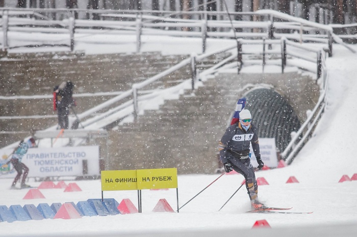 Третий этап PARI-Кубка России по биатлону в Тюмени. Гонка преследования. Мужчины