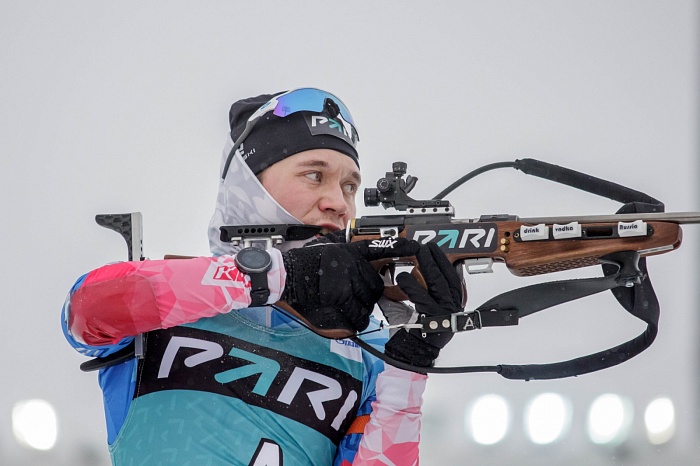 Третий этап PARI-Кубка России по биатлону в Тюмени. Гонка преследования. Мужчины