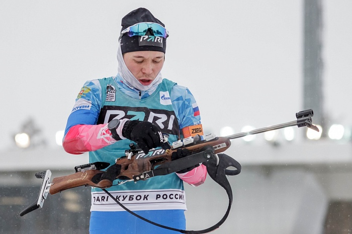 Третий этап PARI-Кубка России по биатлону в Тюмени. Гонка преследования. Мужчины