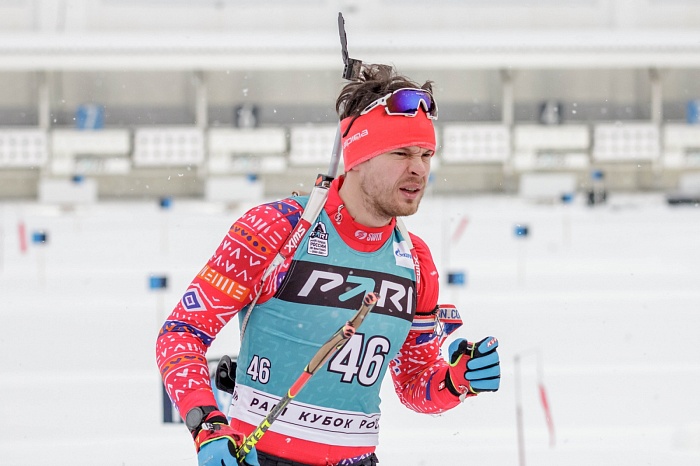 Третий этап PARI-Кубка России по биатлону в Тюмени. Гонка преследования. Мужчины