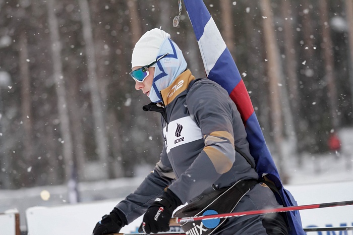 Третий этап PARI-Кубка России по биатлону в Тюмени. Гонка преследования. Мужчины