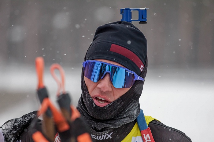 Третий этап PARI-Кубка России по биатлону в Тюмени. Гонка преследования. Мужчины