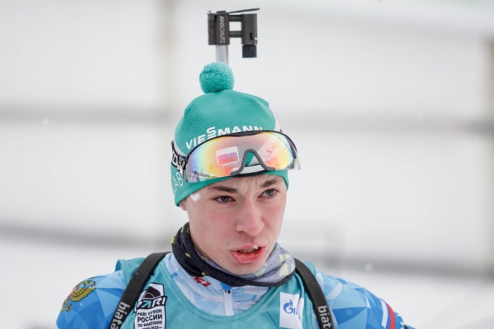 Третий этап PARI-Кубка России по биатлону в Тюмени. Гонка преследования. Мужчины