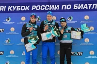 Вьюхин и Сливко финишировали в топ-5 в спринтах Кубка России по биатлону в Уфе