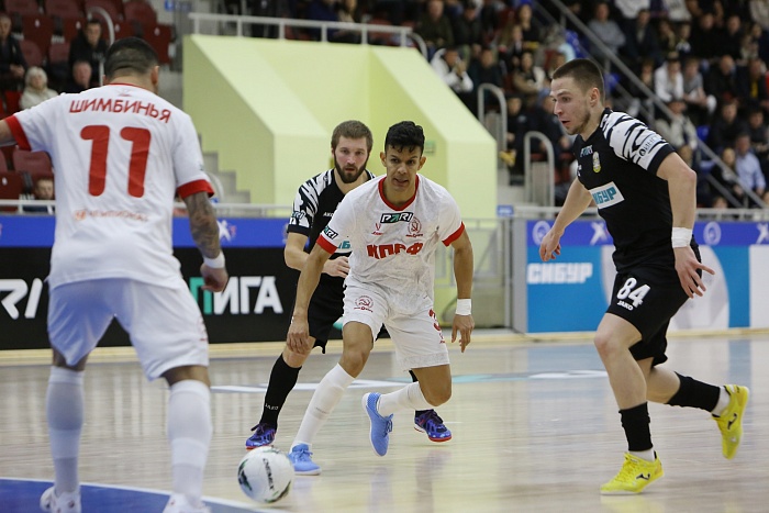 Чемпионат России по мини-футболу среди клубов PARI-Суперлиги. МФК «Тюмень» - КПРФ (Москва) – 3:3 (пен. 3:1) и 5:3