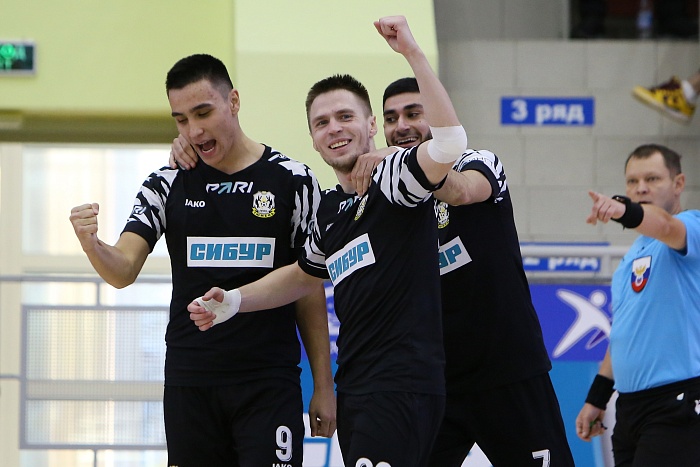 Чемпионат России по мини-футболу среди клубов PARI-Суперлиги. МФК «Тюмень» - КПРФ (Москва) – 3:3 (пен. 3:1) и 5:3