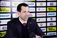 Главный тренер ХК «Рубин» Денис Ячменёв: «Назаров держал команду в игре все шестьдесят минут»