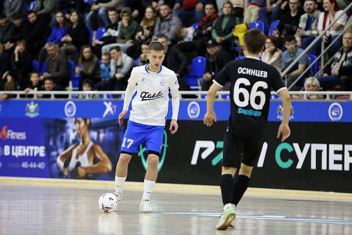 PARI-Высшая лига по футзалу. 1/8 финала. 1 матч. «Тюмень-дубль» – «Факел» (Сургут)