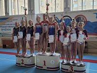 Тюменские гимнасты взяли медали в Челябинске