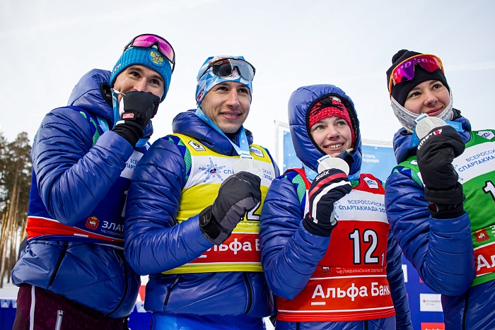 Спартакиада сильнейших по биатлону. Смешанная эстафета