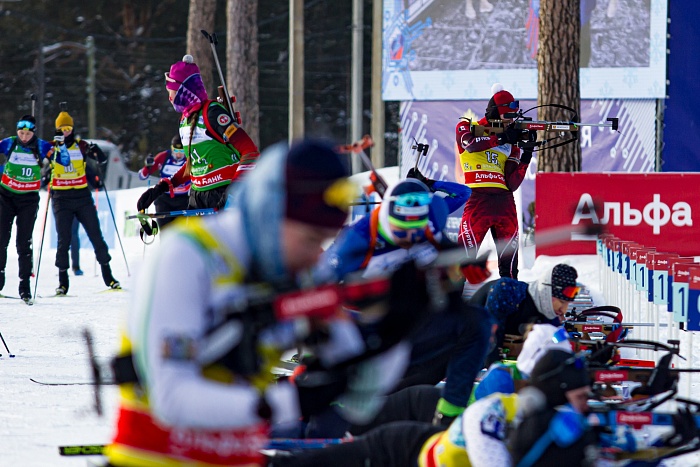 Спартакиада сильнейших по биатлону. Смешанная эстафета