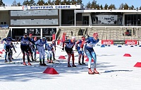 Лыжные гонки. Чемпионат России. Мужская эстафета. 28 марта 2014 года