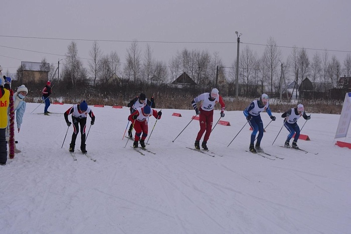 В Ярково состязались лыжники
