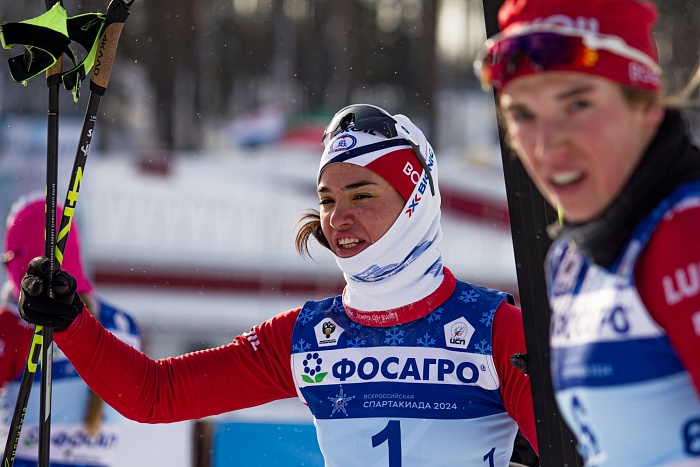 Спартакиада сильнейших по лыжным гонкам. Скиатлон. Женщины
