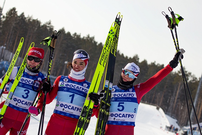Спартакиада сильнейших по лыжным гонкам. Скиатлон. Женщины