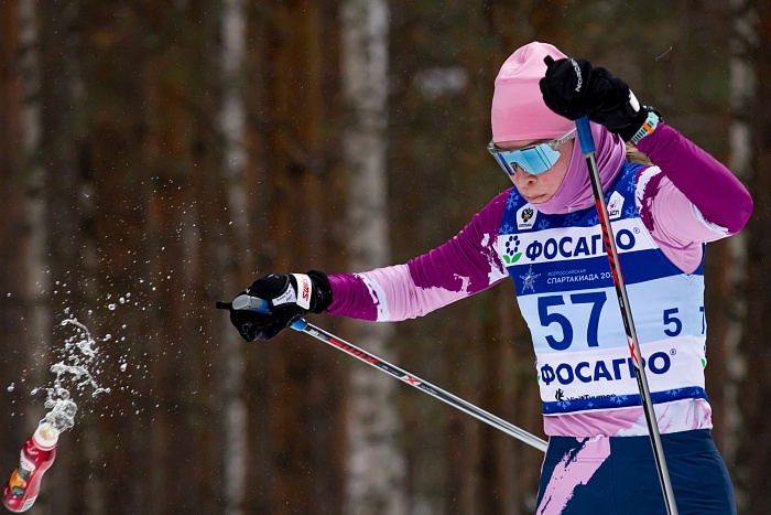 Спартакиада сильнейших по лыжным гонкам. Скиатлон. Женщины