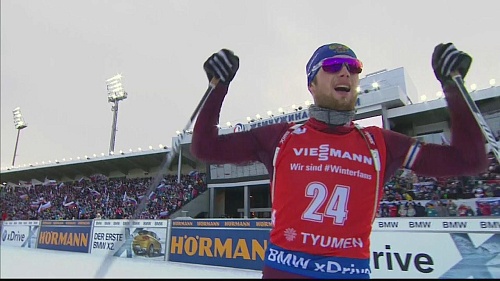 Лучшие моменты мужского масс-старта на финале Кубка мира в Тюмени