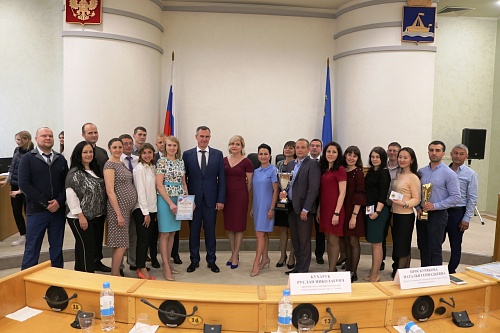 Наградили победителей Спартакиады