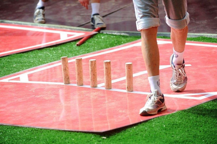 Городошники райцентра разнесли фигуры быстро