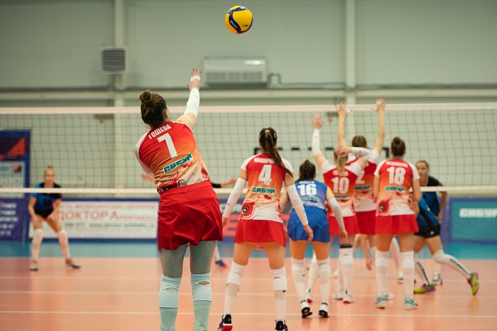 В Анапе волейболистки «Тюмени» уступили хозяйкам площадки