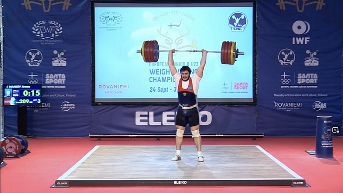 До медали не хватило двух килограммов