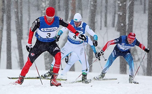 Лыжные гонки. Чемпионат России. Мужской масс-старт (50 км коньковым стилем). 30 марта 2014 года