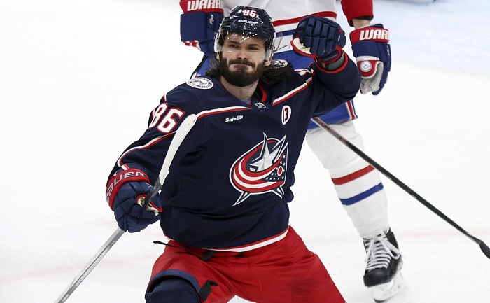 Экс-тюменец Кирилл Марченко помогает «Коламбусу» бороться за зону плей-офф (ВИДЕО)