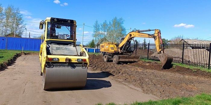 В Сладково идёт строительство современной площадки для сдачи нормативов ВФСК «Готов к труду и обороне»