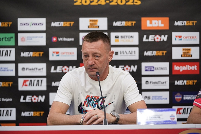 Главный тренер футбольного клуба «Енисей» Андрей Тихонов: «Своими заменами я испортил игру»