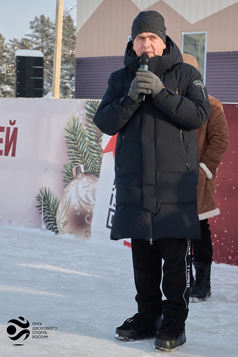 1 февраля. Матч хоккейной медиа лиги "Рекорд". "Лига дворового спорта России" - "Динамо" - 1:3