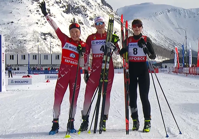Тюменский дубль в спринте в Кировске: у Ксении Шороховой — золото, Елизавета Пантрина взяла серебро