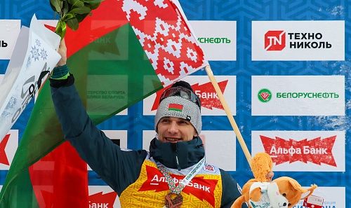 Белорусы выиграли смешанную эстафету в Раубичах, у команды тюменки Виктории Сливко - бронза