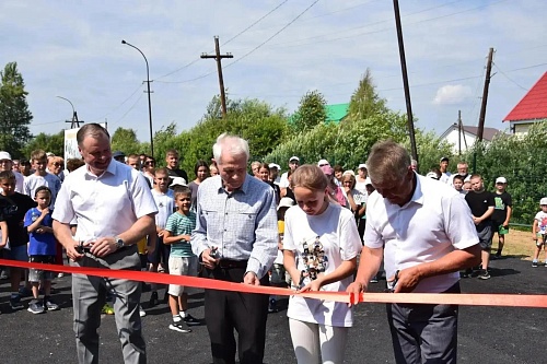 Новая спортивная площадка ГТО открылась в Ярковском округе