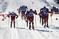 Спартакиада сильнейших по лыжным гонкам. Масс-старт. Мужчины