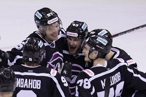 Хоккейный клуб «Рубин» обыграл команду из Воскресенска