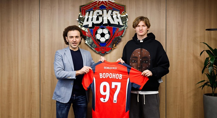 Максим Воронов забил первый мяч в составе ЦСКА