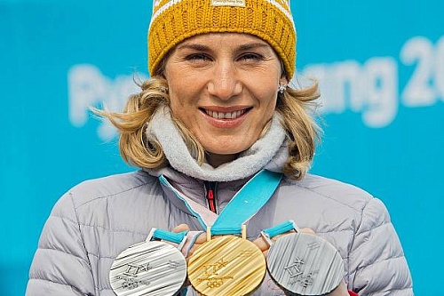 Трёхкратная олимпийская чемпионка по биатлону Анастасия Кузьмина: «Одноклассники из Тюмени записали мне привет в ответ»