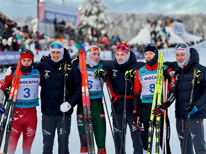 Югорчане выиграли командный спринт в Сыктывкаре