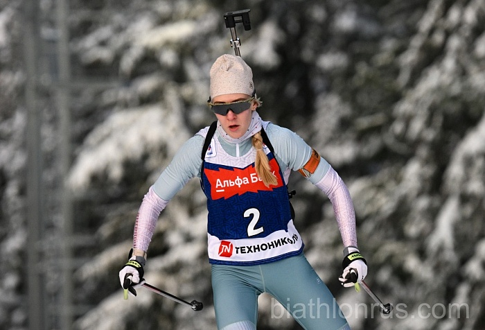 Тюменские биатлонистки остались без наград в гонке преследования