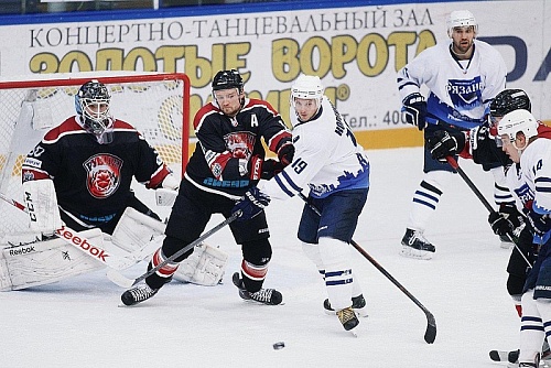 В первом раунде плей-офф ВХЛ «Рубин» сыграет с клубом из Рязани в третий раз