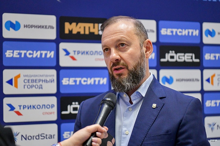 Главный тренер футзального клуба «Норильский никель» Сергей Скорович: «Голы, которые мы пропустили, сложно оценить с точки зрения логики»