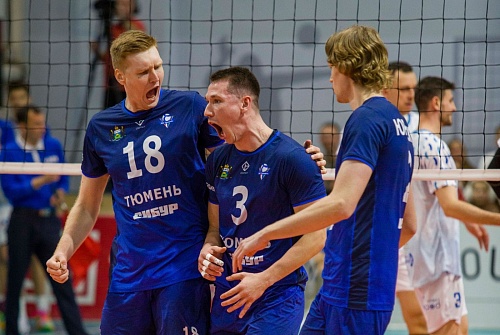 Волейболисты «Тюмени» нанесли «Волжанину» первое поражение в сезоне