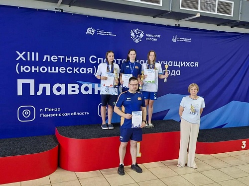 Тюменская спортсменка Ева Ефремова завоевала серебро и бронзу на Спартакиаде учащихся России в Пензе